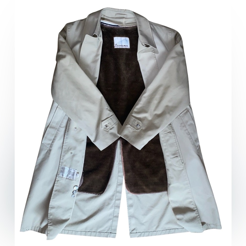 Men’s Vintage RAINTAMER Lined Raincoat